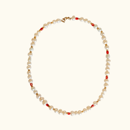 Rosy Reef Pearl Ketting